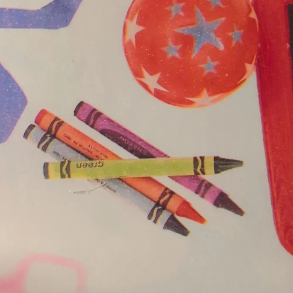 Vintage American Greetings School Theme Happy Birthday Kids‎ Wrapping Paper NIP